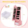 GOPLUS Kinderschmuckschrank mit Einhorn-Motiv, drehbarer Produktbild-Vorschau 7