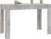 vidaXL Esstisch Betongrau 120x60x76 cm Holzwerkstoff Produktbild-Vorschau 3