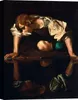 Stampa su tela - Caravaggio, Narciso - 80x60 cm Anteprima dell’immagine prodotto 1