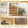 Kommode aus Bambus mit 3 Schubladen, Schubladenschrank mit Produktbild-Vorschau 5