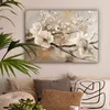 Leinwand Bilder 80x60 cm - Blumen - Natur - Weiß - Blüte - Produktbild-Vorschau 2