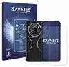 A product shot of a phone case and screen protector packaging. Produktbild-Vorschau