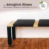 Lycce Bankauflage Klemmkissen 2 Leisten, Sitzkissen Produktbild-Vorschau 8
