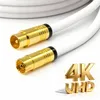 8 m Antennenkabel für TV Kabelfernsehen HD 4K 135dB Koaxial Produktbild-Vorschau 1