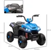 AIYAPLAY Elektryczny quad dla dzieci 12 V, zawieszenie na 4 Podgląd zdjęcia produktu 3