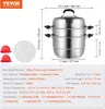 VEVOR Cocotte-minute 28cm en acier inoxydable avec Voir les images du produit 15