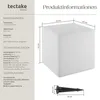 tectake® Leuchtwürfel Luminous Cube mit LED-Beleuchtung, 12 Produktbild-Vorschau 5