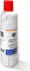 A white cylindrical refrigerator water filter with a red cap, set against a white background. Produktbild-Vorschau