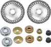 2x Trade-Shop 150mm Unkrautbürste inkl. Befestigungs-Set Produktbild-Vorschau 1