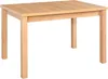A simple wooden table against a white background. Produktbild-Vorschau