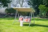 Garden Impressions Rubens Hollywoodschaukel -3-zits - Taupe Produktbild-Vorschau 16