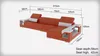 Ecksofa Polster Ecksofa LForm Couchtisch Modernes Sofa Produktbild-Vorschau 3