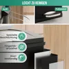 Avalo Mülleimer Abfalltrennung 60 Liter - Edelstahl Schwarz Produktbild-Vorschau 7