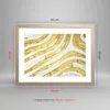 Gerahmtes Poster - Rahmen in heller Eiche - Abstraktion Produktbild-Vorschau 5