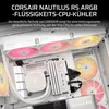 CORSAIR WAK NAUTILUS 360 RS ARGB Blanc, Radiateur 360mm Voir les images du produit 1