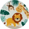 Teppich Kinderzimmer Kinderteppich Zootiere Rutschfest Produktbild-Vorschau 6
