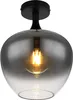 Globo Lighting Deckenleuchte Metall schwarz matt, 1x E27 Produktbild-Vorschau 1