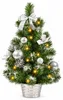 Geschmückter Weihnachtsbaum mit 20er LED Lichterkette - Produktbild-Vorschau 1