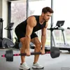 vidaXL 2-in-1 Hantelset 30kg Schwarz und Rot Zement und Produktbild-Vorschau 2