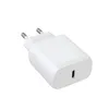 A white USB-C power adapter with European-style prongs. Produktbild-Vorschau