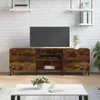 vidaXL TV-Schrank Räuchereiche 150x30x50 cm Holzwerkstoff Produktbild-Vorschau 2