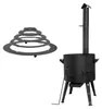 Ø49cm Uchag 2mm Stahl Abzugsrohr Adapter-Ringe Utschag Produktbild-Vorschau 1