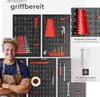 tectake® Werkzeuglochwand Jonah fünfteilig Belastbarkeit 4 Produktbild-Vorschau 3