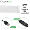 LUMILED LED 8W stolová lampa Kancelárska biela stolová Náhľad obrázku produktu 6
