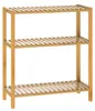 CASARIA® Badezimmer Regal Stehend Bambus Holz 3 Ablagen Produktbild-Vorschau 1