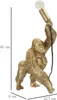 Mauro Ferretti Gorilla stolní lampa E14 22,5x16x40 cm zlatá Náhled obrázku produktu 10
