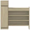 vidaXL Schuhschrank Sonoma-Eiche 100,5x28x100 cm Produktbild-Vorschau 5