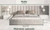 Polsterbett Vilde 140x220 mit Wandpaneelen 300 cm, Produktbild-Vorschau 7