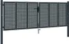 The Living Store Gartentor Anthrazit 300x125 cm Stahl Produktbild-Vorschau 2