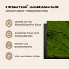 KitchenYeah© Herdabdeckplatte Blattadern , 81x52cm, Küche Produktbild-Vorschau 6