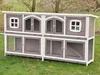 XXL Kleintierstall Murmel taupe 211x52x107 cm Produktbild-Vorschau 7