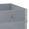 vidaXL Paletten-Aufsatzrahmen 3 Stk. Grau 120x80 cm Produktbild-Vorschau 6
