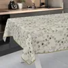 Tischdecke Botanisch Eukalyptus Beigegrau 100x140cm mit Produktbild-Vorschau 2