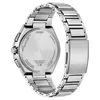 The back of a silver Citizen watch with a metal band. Produktbild-Vorschau