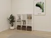 Brüder-Möbel | Würfelregal 3x3 - Weißes Bücherregal - 9 Produktbild-Vorschau 6