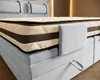 TRADA Boxspringbett PORTO 200x200 Grau – elektrisch Produktbild-Vorschau 3