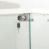 Vitrina expositora de vidrio con iluminación LED y puertas Vista previa de la imagen del producto 9