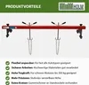 Motorbrücke Stahl Tragkraft 500 kg stufenlos verstellbare Produktbild-Vorschau 7