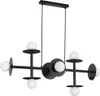 Nova Luce PIELO Pendelleuchte G9 8-fach Schwarz Produktbild-Vorschau 2