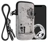 kwmobile Handytasche für Smartphones XL - 6,7/6,8" - Filz Produktbild-Vorschau 1