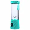 A mint green and transparent portable blender is shown against a white background. Náhľad obrázku produktu