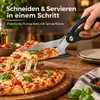 Pizzaschere & Pizzaschneider Set 2-teilig – Edelstahl Pizza Produktbild-Vorschau 3