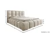 Asti Polsterbett 200x200 cm Beige – Velluto Samtbezug, Produktbild-Vorschau 4
