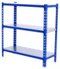 SIMONCLICK Metallregal 3/400 900 BLAU/GALVA Produktbild-Vorschau 2