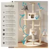 tectake® Kratzbaum Fippi 201 cm inklusive Spielkordel und Produktbild-Vorschau 2