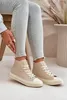 Damen Isolierte Sneakers Aus Eko Leder Beige Big Star Produktbild-Vorschau 10